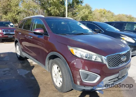 2016 Kia Sorento 3.3L Lx from USA, damaged, VIN 5XYPG4A52GG126926
